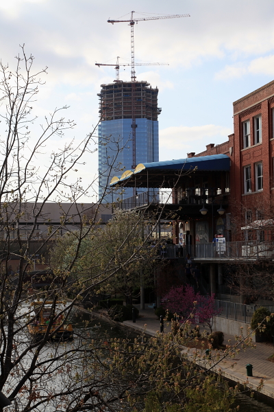 Devon Tower going up over Bricktown